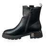 Botki Damskie Seastar JJ55 Czarne Lico Ocieplane