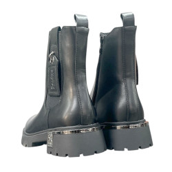 Botki Damskie Seastar JJ55 Czarne Lico Ocieplane