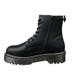 Botki Damskie Big Star KK274537 Czarne Lico
