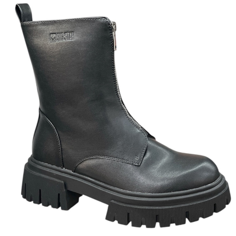 Botki Damskie Big Star MM274598  Czarne Lico