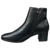 Botki Damskie Goodin HF284   Czarne Na Obcasie Eleganckie  Ocieplane