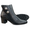 Botki Damskie Goodin HF284   Czarne Na Obcasie Eleganckie  Ocieplane