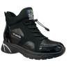 Sneakersy Damskie Purlina HJ32-30-38 Czarne Ocieplane Botki Sportowe Na Platformie