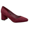 Czółenka Damskie Vinceza 20107 Bordo Zamsz