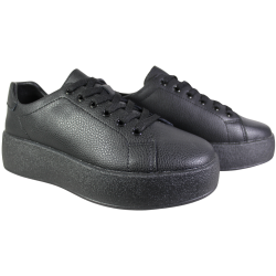Sneakersy Damskie Goodin GD-XF-211 Skóra Czarne Lico