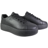 Sneakersy Damskie Goodin GD-XF-211 Skóra Czarne Lico