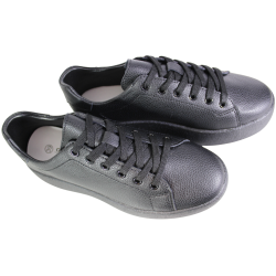 Sneakersy Damskie Goodin GD-XF-211 Skóra Czarne Lico