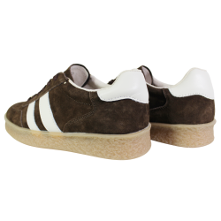 Sneakersy Damskie Goodin GD-XW-1018 Skóra Brąz Zamsz Czekoladowe