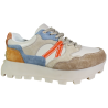 Sneakersy Damskie Filippo DP7559 Skórzarne Beżowe Wygodne