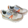 Sneakersy Damskie Filippo DP7559 Skórzarne Beżowe Wygodne