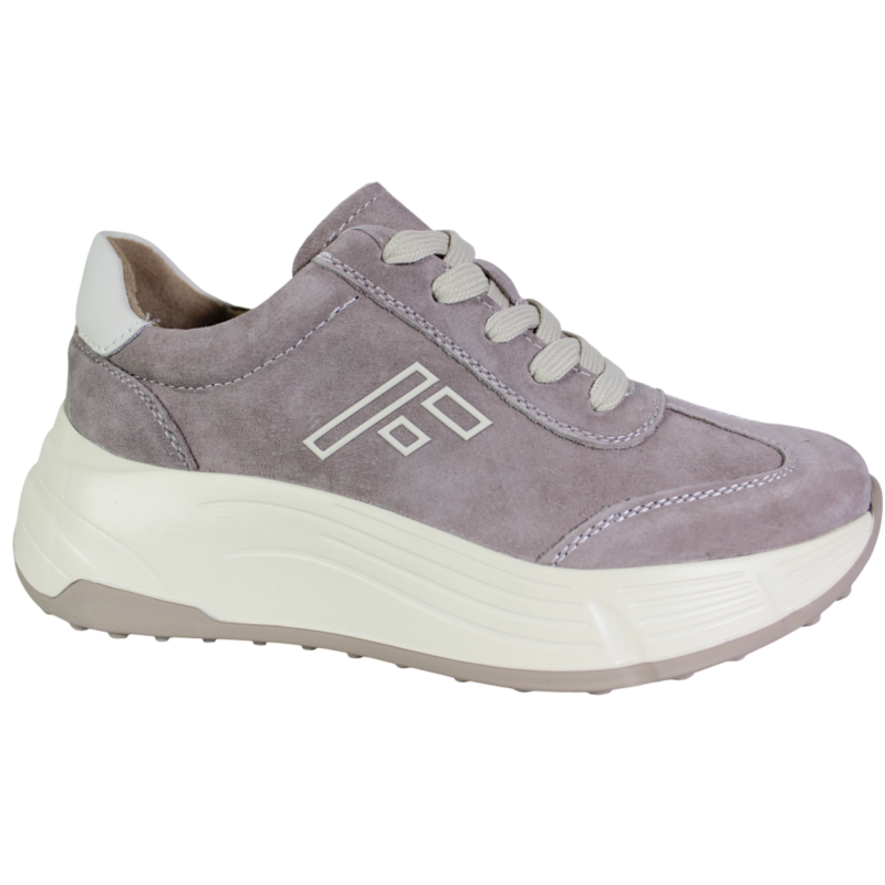 Sneakersy Damskie Filippo DP7496 Skóra Beżowe Zamszowe Wygodne
