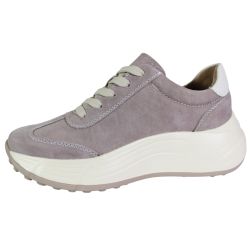 Sneakersy Damskie Filippo DP7496 Skóra Beżowe Zamszowe Wygodne