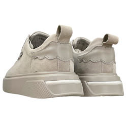 Półbuty Sneakersy Damskie Filippo DP4580  Skóra Beż Zamsz