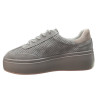 Sneakersy Półbuty Damskie GOODIN GD-XF-218 Skóra Szary Zamsz