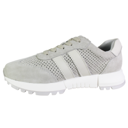Sneakersy damskie GOODIN GD-LX1157 skóra naturalna zamsz szare