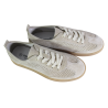 Sneakersy damskie GOODIN GD-XF-222 skóra naturalna zamszowe beżowe ażurowe
