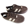 Sneakersy damskie GOODIN GD-XW-1044 skóra naturalna czekoladowe zamszowe