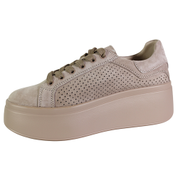 Sneakersy damskie GOODIN GD-LX1196 skóra naturalna beżowe zamszowe