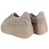 Sneakersy damskie GOODIN GD-LX1196 skóra naturalna beżowe zamszowe