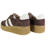 Sneakersy Damskie Filippo DP6776 Skóra Brąz Zamsz Czekoladowe