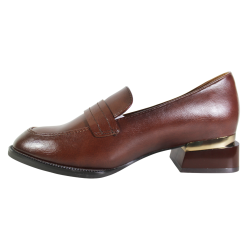 Mokasyny damskie Vinceza 58625 brązowe eleganckie