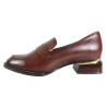 Mokasyny damskie Vinceza 58625 brązowe eleganckie