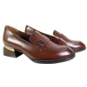 Mokasyny damskie Vinceza 58625 brązowe eleganckie