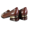 Mokasyny damskie Vinceza 58625 brązowe eleganckie