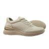 Półbuty Damskie Goodin GD-XF-114 Skóra Beż Lico Ażurowe