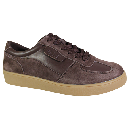 Sneakersy damskie Vinceza 7933 skóra zamsz brąz