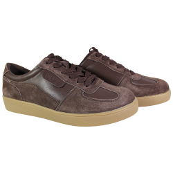 Sneakersy damskie Vinceza 7933 skóra zamsz brąz
