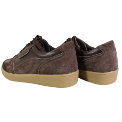 Sneakersy damskie Vinceza 7933 skóra zamsz brąz
