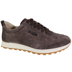 Filippo DP7557 – brązowe sneakersy damskie skóra
