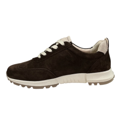 Półbuty Sneakersy Damskie Goodin GD-XW-1054 Skóra Czekoladowy Zamsz