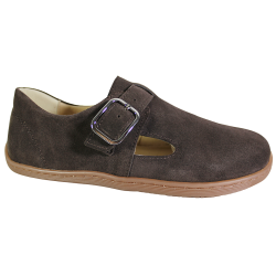 Półbuty Barefoot Kampa N1261 Czekoladowy Brąz Skóra