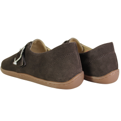 Półbuty Barefoot Kampa N1261 Czekoladowy Brąz Skóra