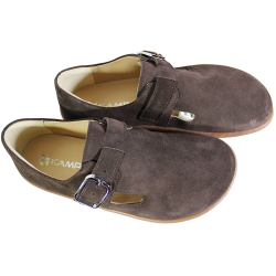 Półbuty Barefoot Kampa N1261 Czekoladowy Brąz Skóra