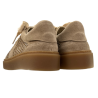 Półbuty Sneakersy Damskie Karino 5938 Skóra Beżowy Zamsz