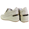 Sneakersy Damskie Marco Tozzi 2-23501-44 Skóra Naturalna Beżowe Ażurow
