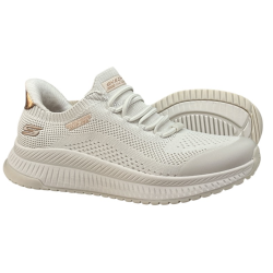 Sneakersy Damskie Skechers 117743 Beż Slip-Ins Lekkie Wygodne