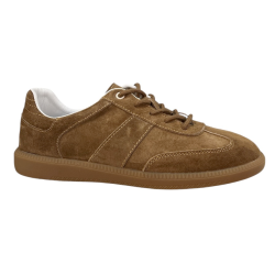 Skórzane Sneakersy Damskie Goodin GD-XF-208 Beżowe