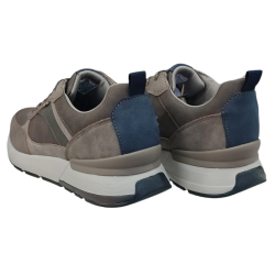 Gelteo T-2595-2 Sneakersy Męskie Beżowo-Szare