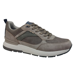 Gelteo T-2595-2 Sneakersy Męskie Beżowo-Szare