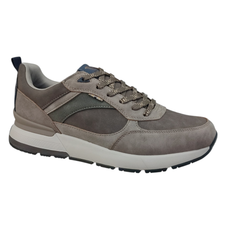 Gelteo T-2595-2 Sneakersy Męskie Beżowo-Szare