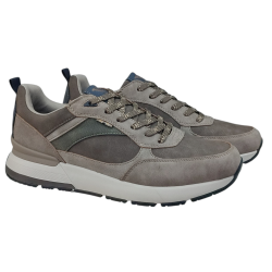 Gelteo T-2595-2 Sneakersy Męskie Beżowo-Szare