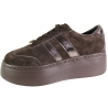 Sneakersy damskie Goodin GD-XW-1044 skóra zamsz brąz