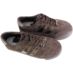 Sneakersy damskie Goodin GD-XW-1044 skóra zamsz brąz
