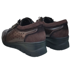 Buty Damskie Skórzane Vinceza 39977 Brązowe