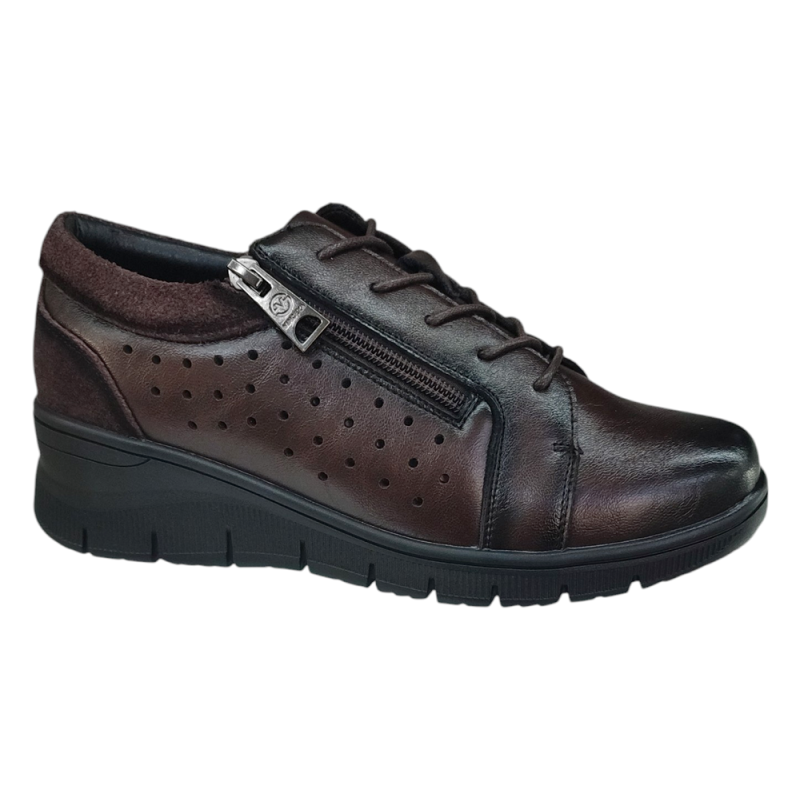 Buty Damskie Skórzane Vinceza 39977 Brązowe
