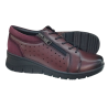 Buty Damskie Skórzane Vinceza 39977 Bordowe